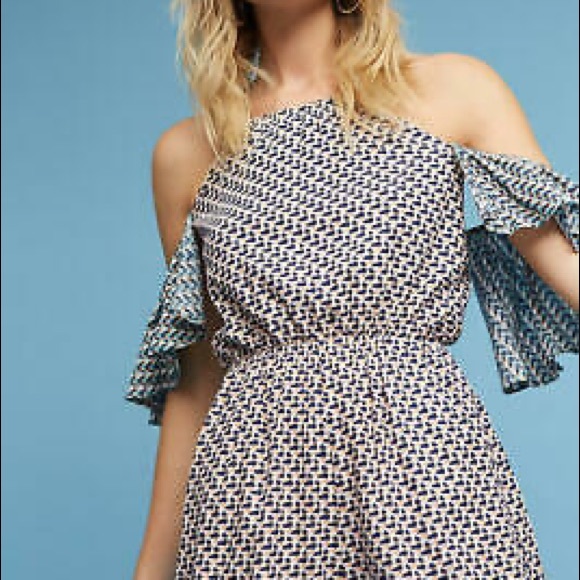 Anthropologie Elevenses Madalenna Jumper Romper | SZ M - Picture 9 of 9